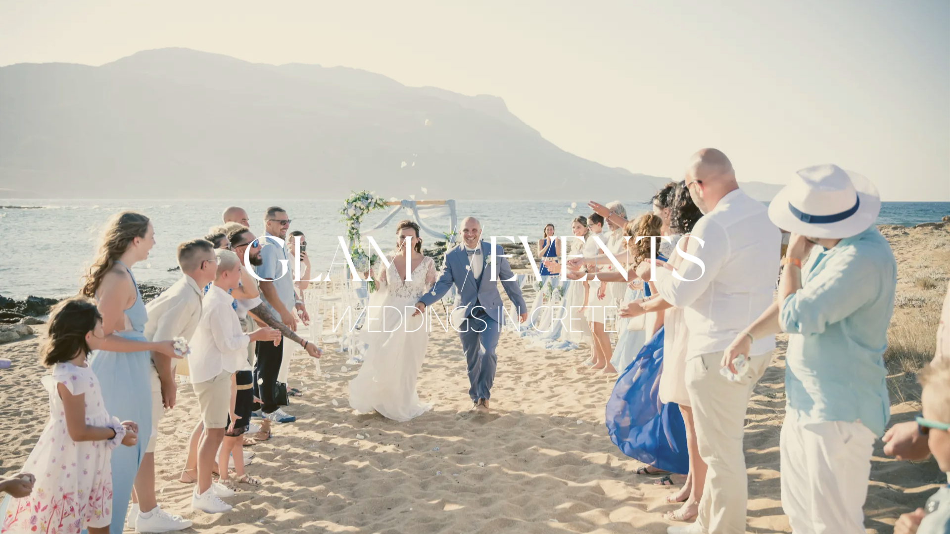 crete beach wedding